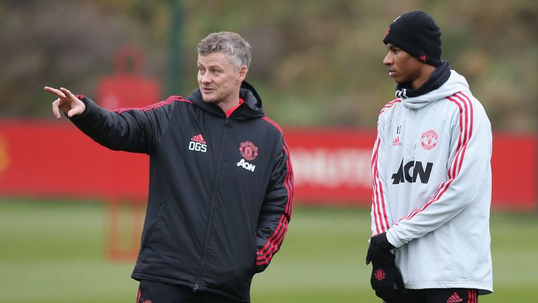 Image result for Rashford and Ole