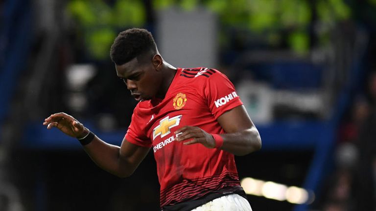 Paul Pogba continued his rich vein of form by scoring United's second having set up the first