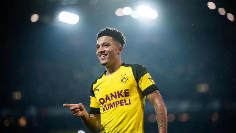 Jadon Sancho has been a key figure in the Borussia Dortmund club this season