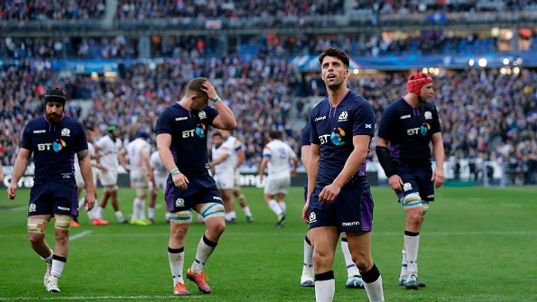 Scotland came up short again away from home