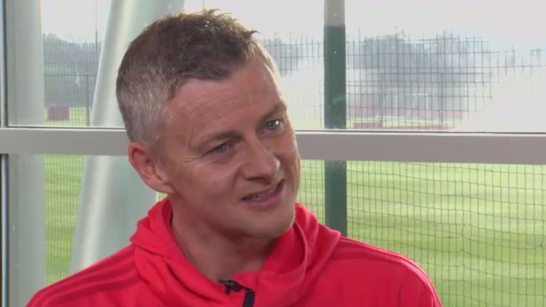 Patrick Davison met Ole Gunnar Solskjaer before United's clash with Liverpool at Super Sunday