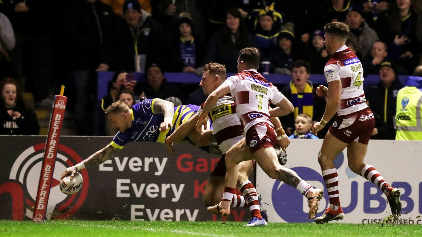 Warrington 25 - 12 Wigan - Match Report & Highlights