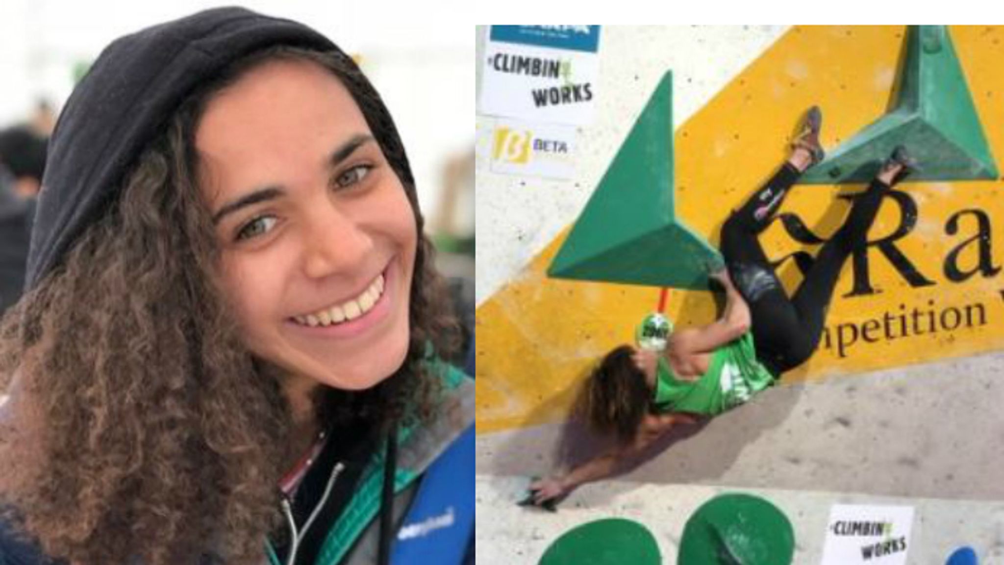 Climber Molly Thompson-Smith tackles bouldering as part of Tokyo ...