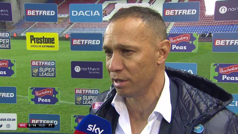 Wigan coach Adrian Lam was disappointed after their home defeat
