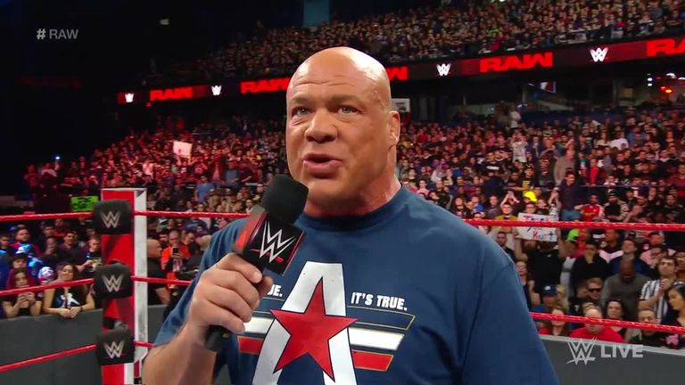 Kurt Angle will face Baron Corbin in his final match, at WrestleMania 35