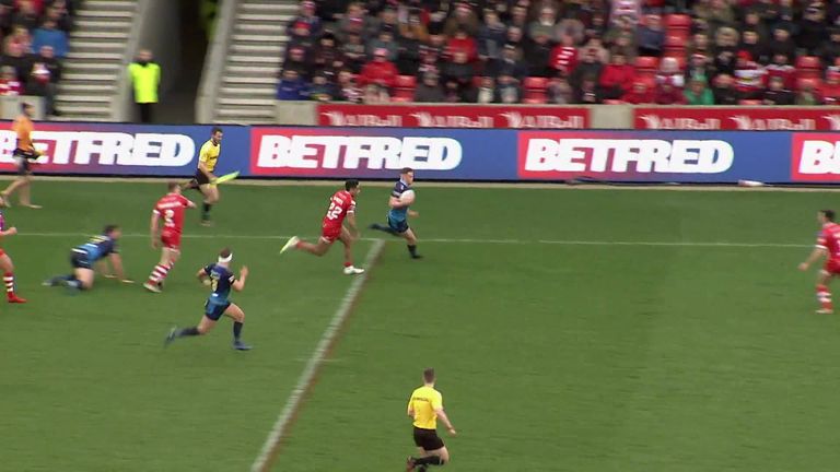 Highlights from the Betfred Super League clash between Salford Red Devils and Wigan Warriors