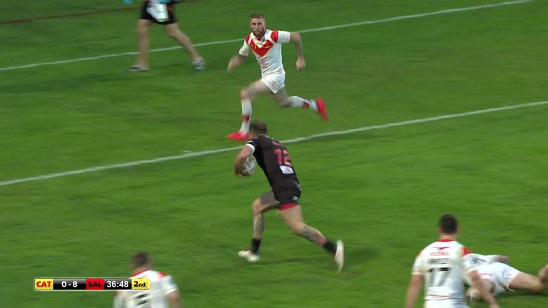 Highlights from the Super League clash between Catalans and Salford