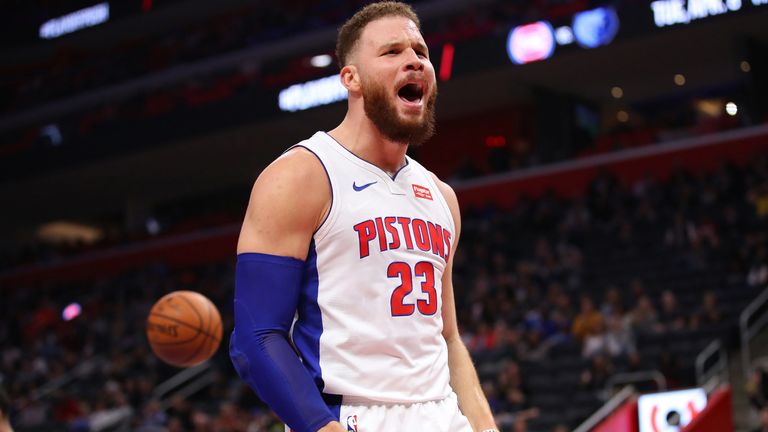 Griffin earned his sixth All-Star appearance during a standout season for the Pistons