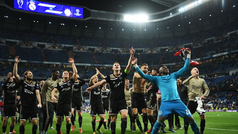 Ajax caused a Champions League sensation on Tuesday night with a 4-1 win at Real Madrid