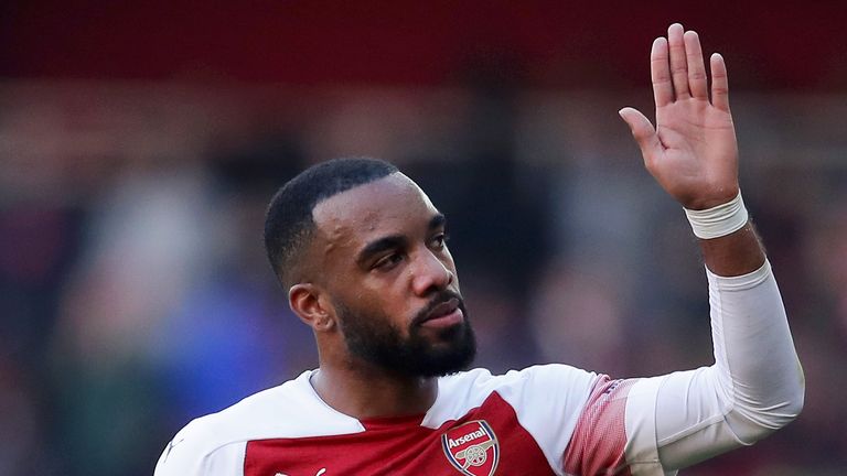 Alexandre Lacazette is suspended for Arsenal