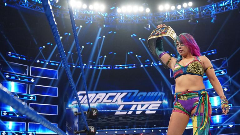 Wwe Wrestlemania Time For A New Side To Asuka After Smackdown Title Loss Wwe News Sky Sports