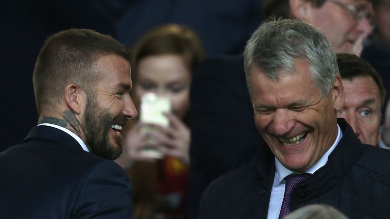 Beckham says he's sought advice from David Gill, former Manchester United general manager