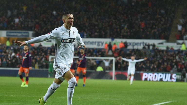 Bersant Celina plays for Swansea