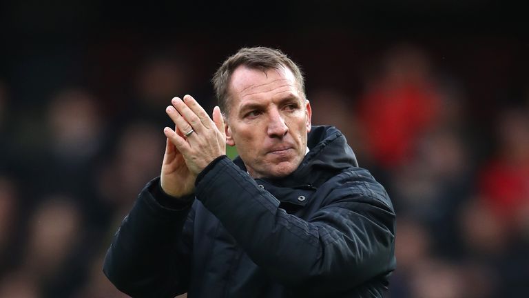 Leicester manager Brendan Rodgers will take charge at the King Power for the first time this weekend