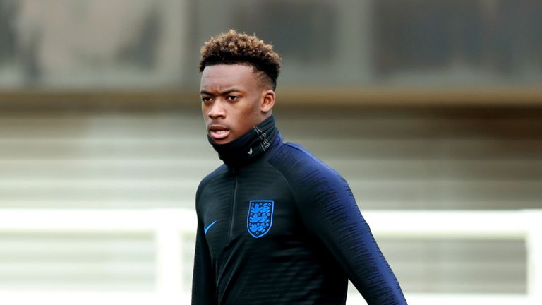 Callum Hudson-Odoi could make his debut for England on Friday