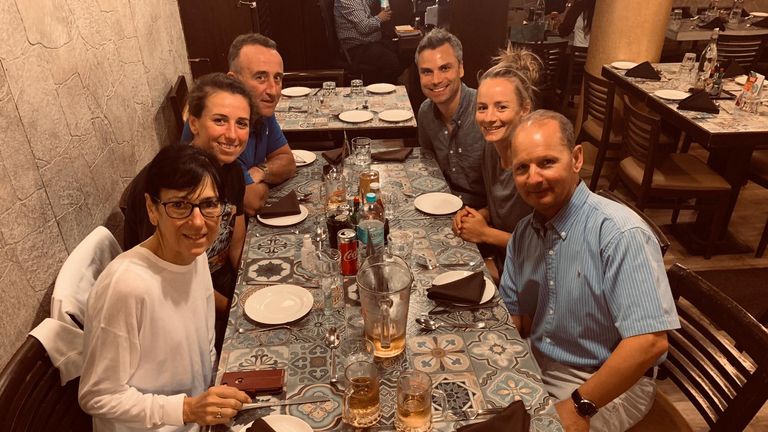 Dinner with the families!