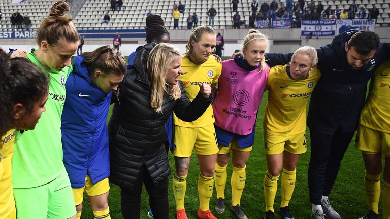 Hayes led Chelsea to the semi-finals of the Women's Champions League this season
