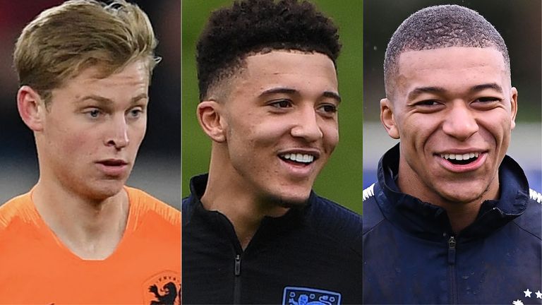 Frenkie de Jong, Jadon Sancho and Kylian Mbappe are all in action during the international break