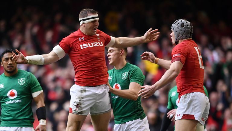 Hadleigh Parkes scored after just two minutes to set Wales on their way to a Grand Slam