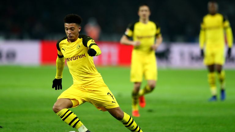 Jadon Sancho impressed by his form for Borussia Dortmund this season