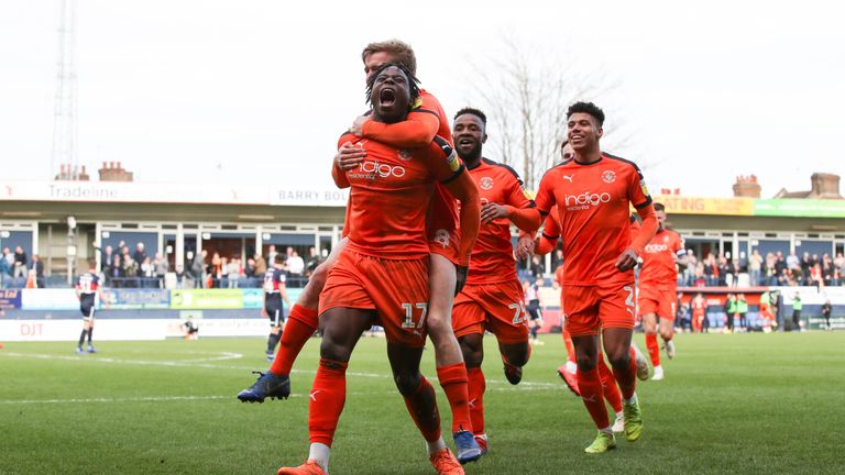 Luton will be in the Sky Bet Championship next season