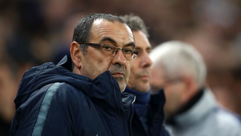 Maurizio Sarri is a reported managerial target for Roma
