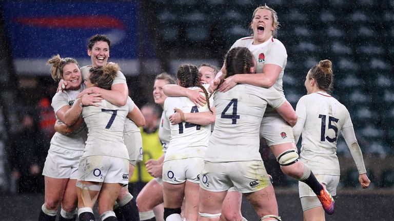Emily Scarratt felt it was ‘special’ to pick up the grand slam in front of The Roses home fans after and 80-0 victory over Scotland.