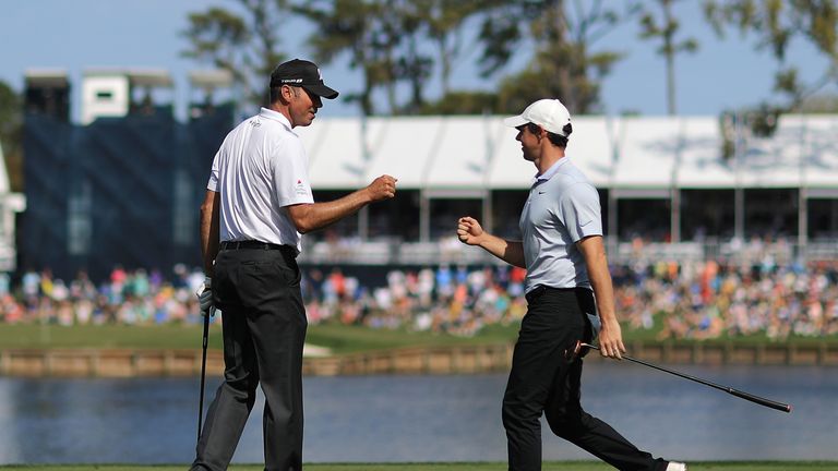 McIlroy played alongside Matt Kuchar on Thursday