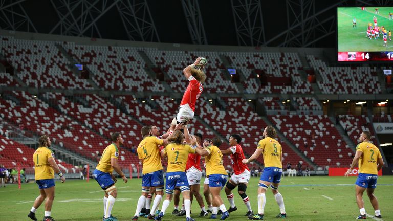 The Sunwolves have drawn decent crowds in Tokyo, which is in stark contrast to their 'home' games in Singapore