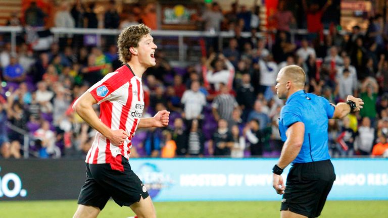 Sam Lammers, 21, is on a season-long loan from PSV
