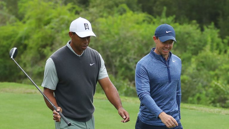  McIlroy has to deal with the pressure of trying to emulate Tiger Woods in joining the Grand Slam club