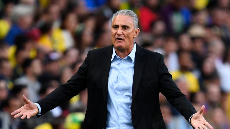 Brazil coach Tite was left unhappy with his side's performance