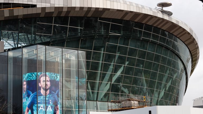 Spurs will host Manchester City in their new stadium in the first-leg of their Champions League quarter-final tie on April 9
