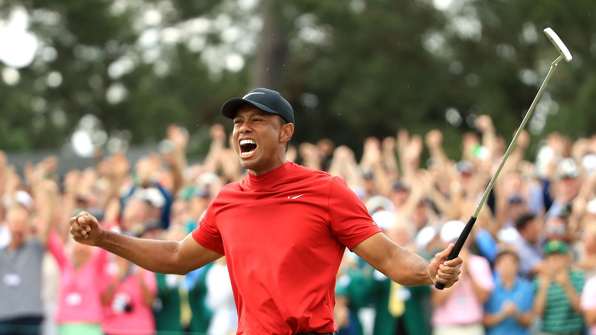 The Masters Tiger Woods winning putt to claim 15th major title Golf News Sky Sports