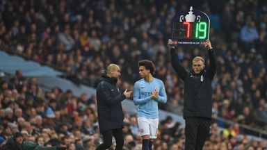 Leroy Sane has found his game time limited this season at Manchester City