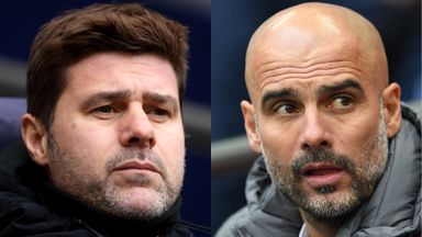 Mauricio Pochettino will be looking to upset the odds against Pep Guardiola