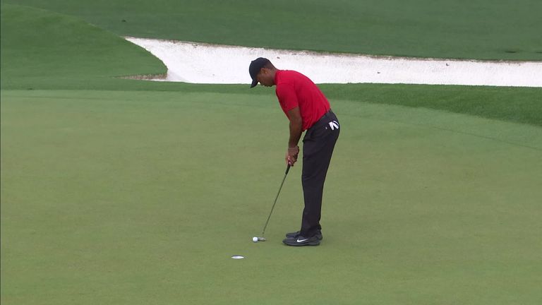 Watch the moment Tiger Woods secured a historic 15th major title and fifth Masters victory 
