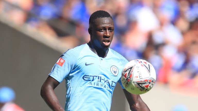 Benjamin Mendy no pareció ofenderse por el tuit