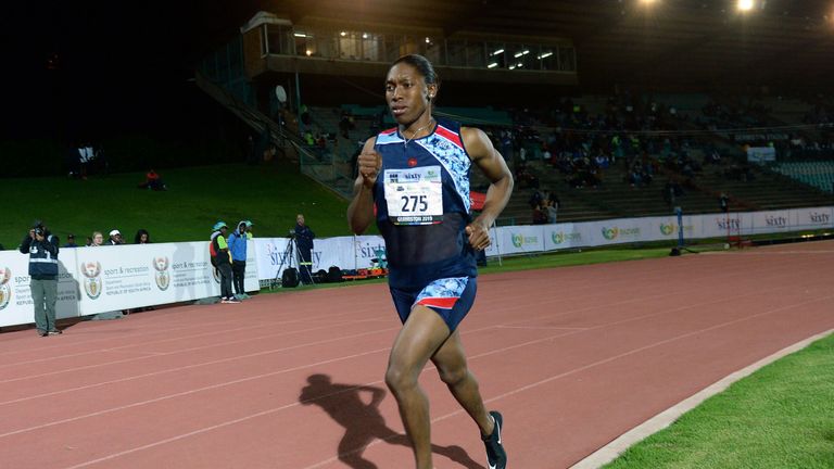 Semenya took part in the South African Athletics Championships last week