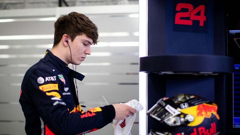 Dan Ticktum made his F1 Testing debut for Red Bull