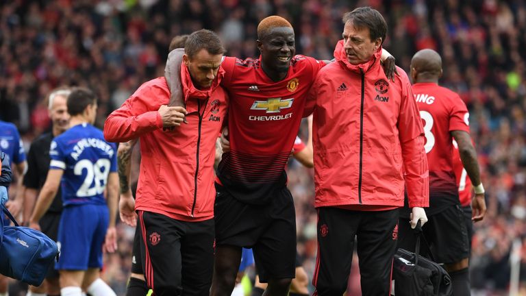 Bailly's season was cut short when he was injured against Chelsea in April