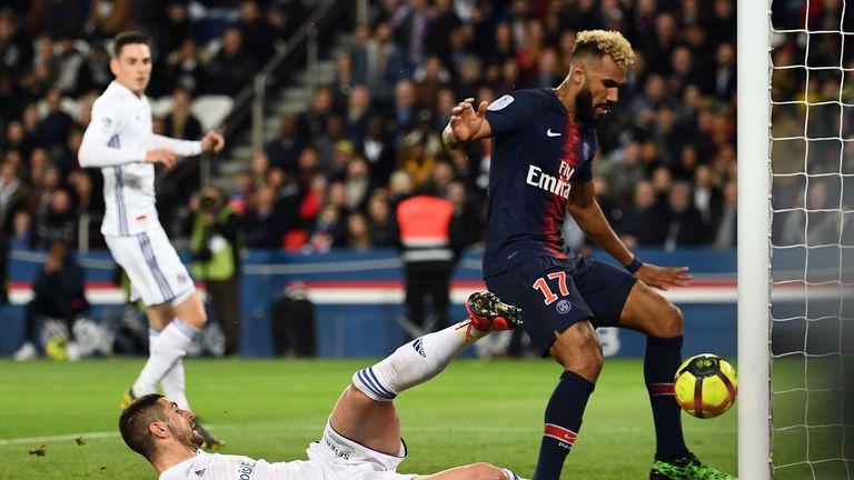 Former Stoke striker, Eric Maxim Choupo-Moting, was guilty of an extraordinary match while PSG had missed the title of Ligue 1 champion