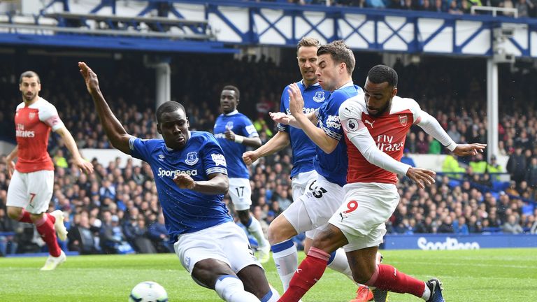 Everton feature in a tough festive period of fixtures for Arsenal