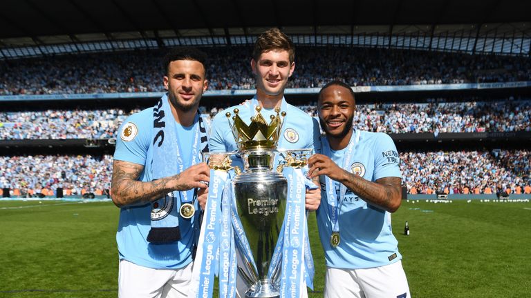 Walker is eyeing Man City's first ever back-to-back league titles