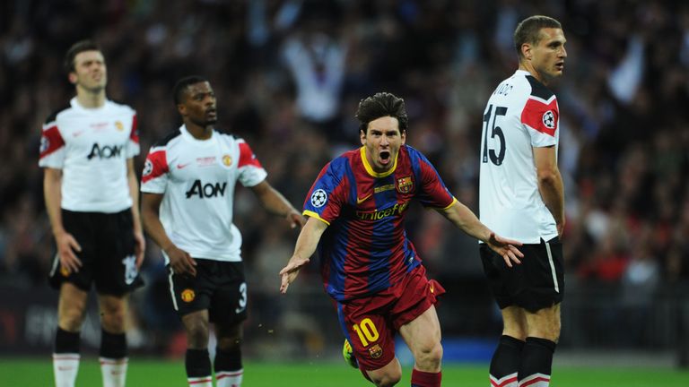 He scored in both the 2009 and 2011 Champions League final victories against United