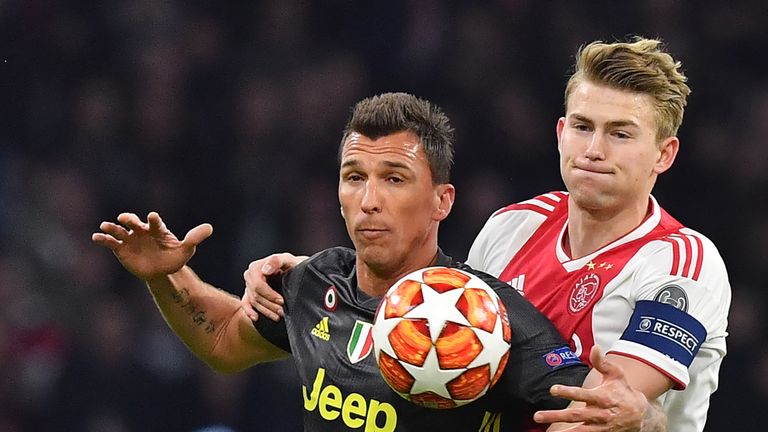 Juventus were outplayed for much of the first leg by Ajax