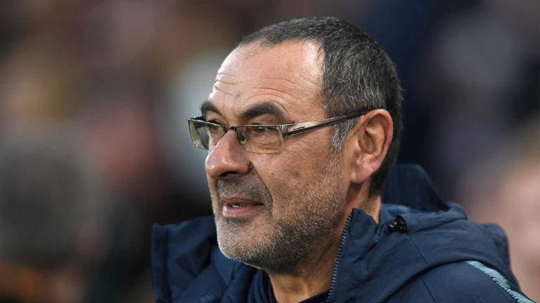 Maurizio Sarri took charge at Chelsea after leaving Napoli last summer