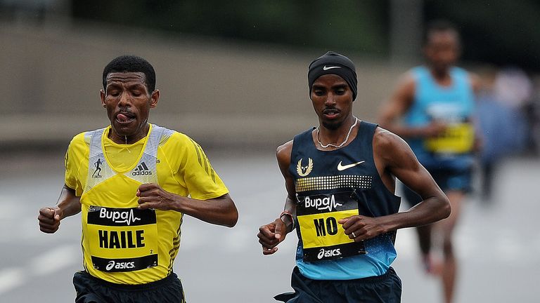 Mo Farah has become embroiled in an extraordinary feud with fellow long-distance running legend Haile Gebrselassie