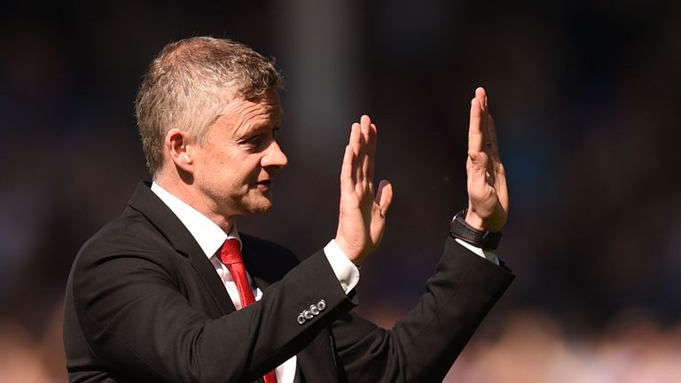 Solskjaer was forced to apologise to United's travelling fans at Goodison Park following the 4-0 defeat