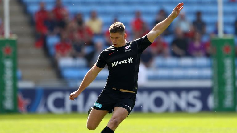 Owen Farrell's kicking has helped Saracens in Europe this season